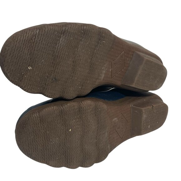 SPERRY Women’s Waterproof Rubber Boot Size 7.5 CHELSEA Rain Bootie Navy Brown - Picture 10 of 10